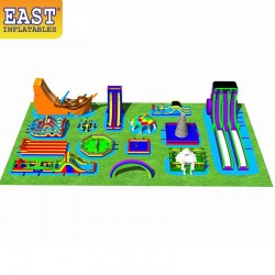 Parc D'attractions Gonflable Parc D'attractions Gonflable