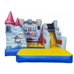 Château Gonflable Château De Chevalier Avec Tobogan