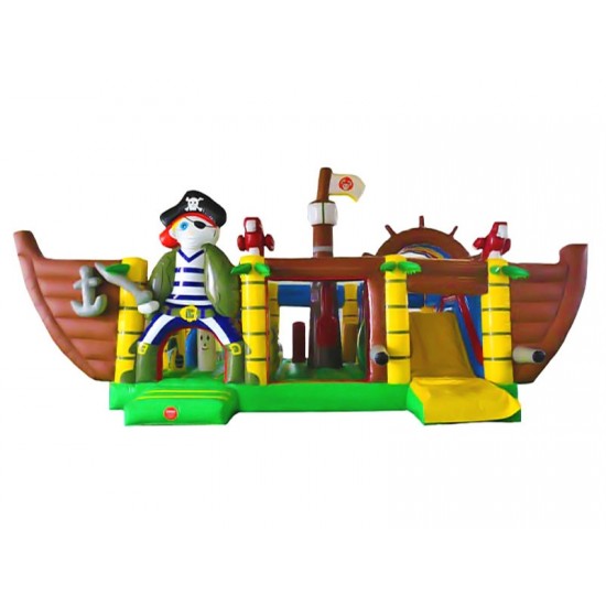 Parcours Gonflable Bateau Pirate Multi-activités Parcours Gonflable Bateau Pirate Multi-activités