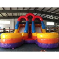 Toboggan Aquatique À Double Éclaboussure Toboggan Aquatique À Double Éclaboussure