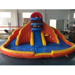 Piscine Gonflable Pour Enfants Avec Toboggan