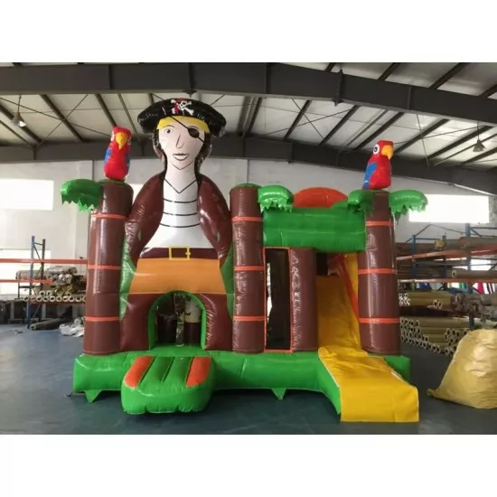 Château Gonflable Pirate Avec Toboggan Château Gonflable Pirate Avec Toboggan